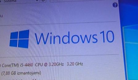 После установки windows 10