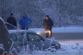 Морозное утро 8 января