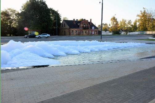 Пенный фонтан