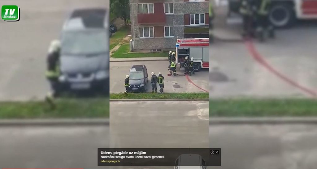 fire car