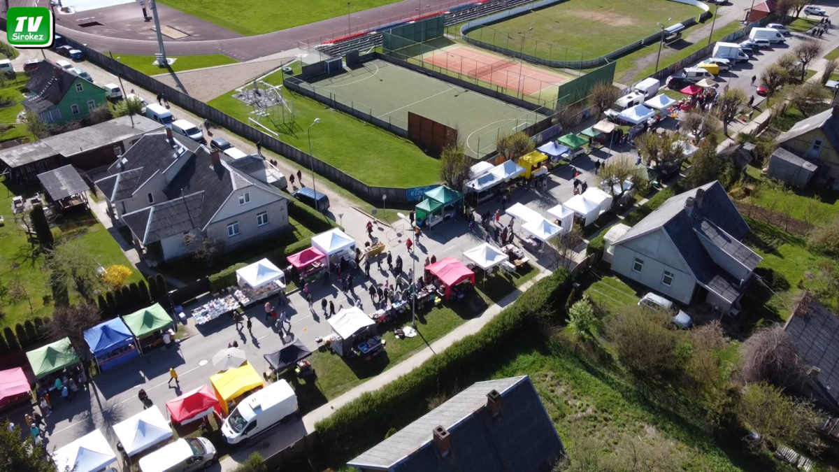 Первого Мая в Резекне традиционная ярмарка