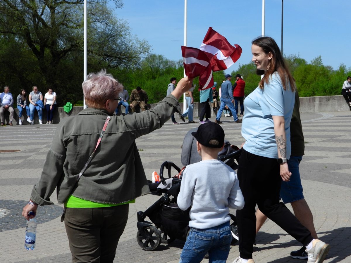 Военный парад в Резекне