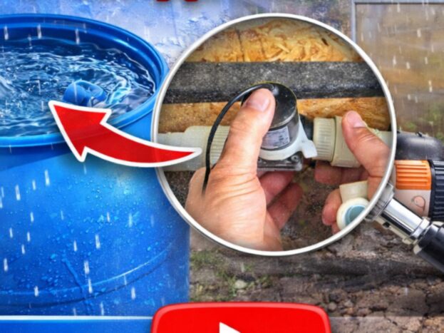 Не дадим пропась дождевой воде. 👍